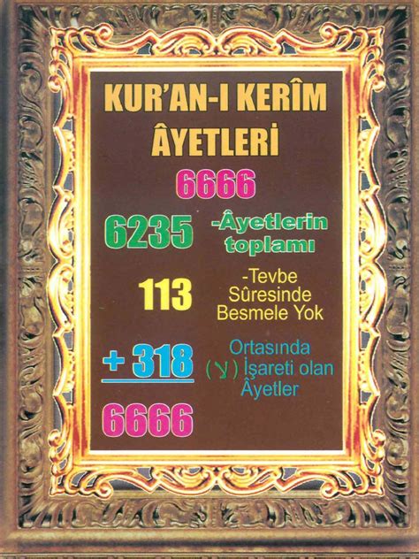 kaç sure kaç ayet vardır