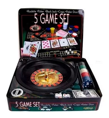 kit 5 jogos cassino