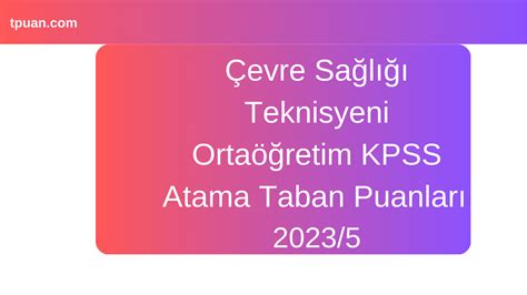 kpss ortaöğretim taban puanları 2023