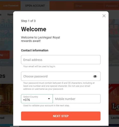 leovegas casino login