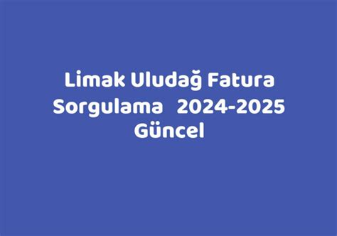 limak uludağ borç sorgulama