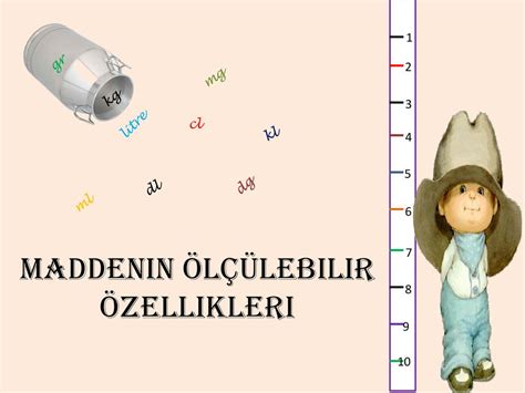 maddenin ölçülebilir özellikleri