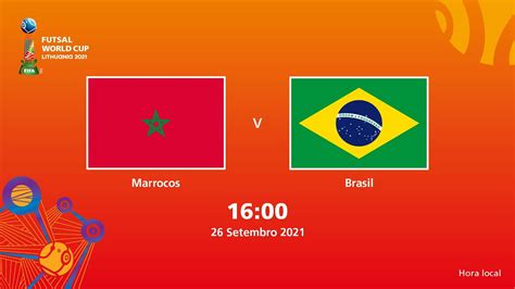 marrocos x brasil futsal