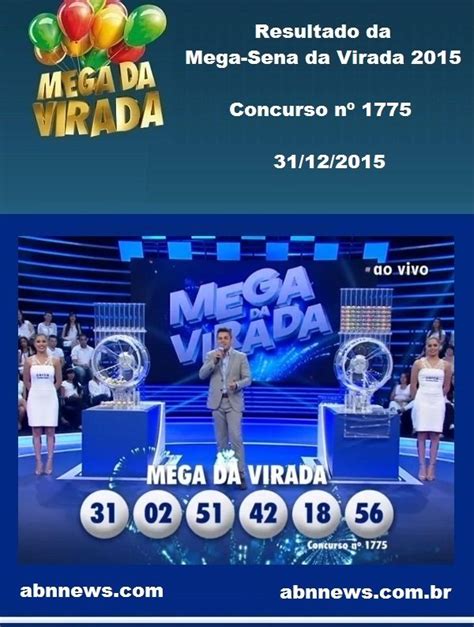 mega da virada 2015 resultado