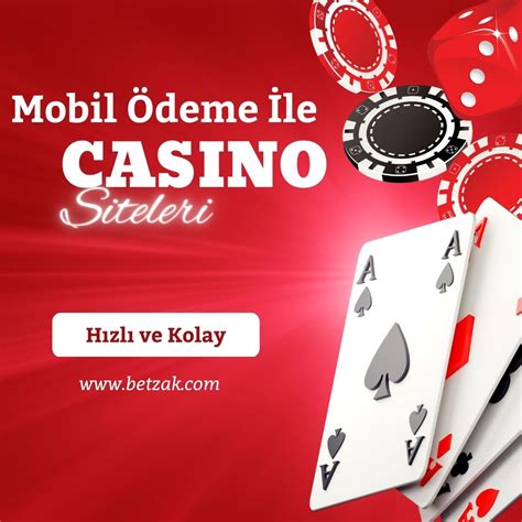 mobil ödeme casino siteleri