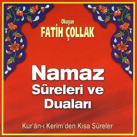 namaz duaları ve sureleri