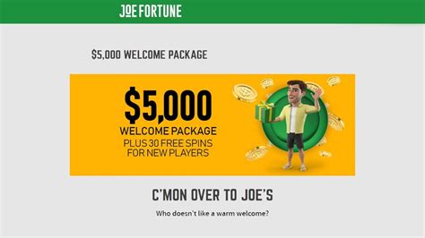 no deposit bonus codes joe fortune casino