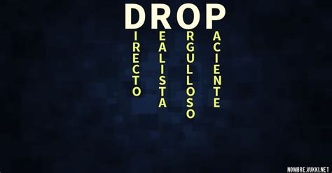 o que significa drop