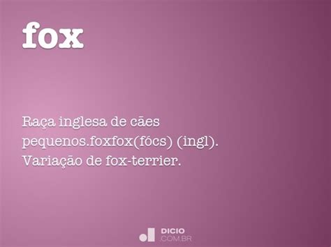 o que significa fox em português