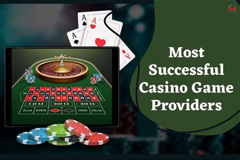 online casino game providers