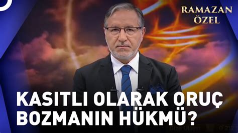 orucu bilerek bozmanın kefareti