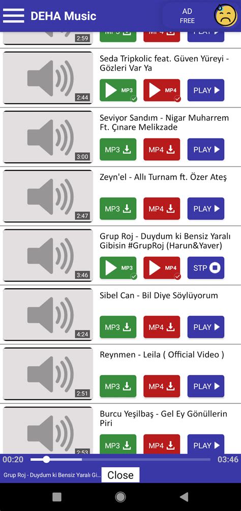 para çalmak için vawada şarkı indir