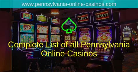 pennsylvania online casino