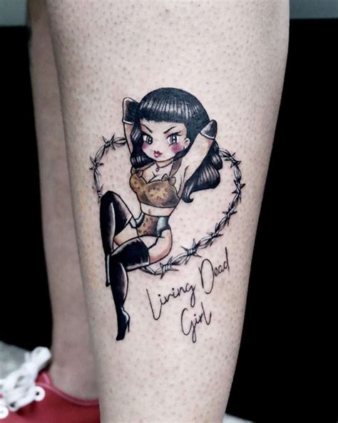pin up doll tattoo