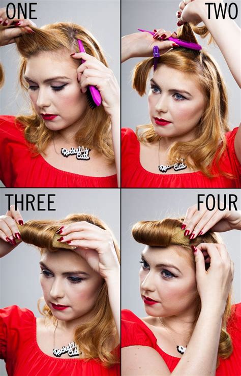 pin up easy hairstyles