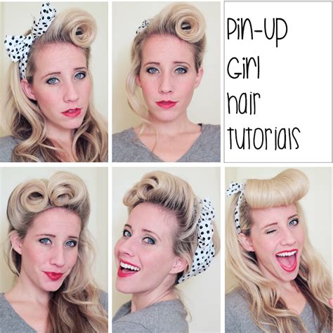 pin up hair tutorial