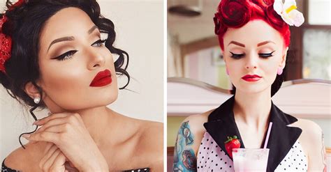 pin up maquillaje