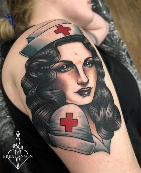 pin up nurse tattoo
