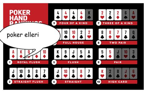 pokerde el sıralaması