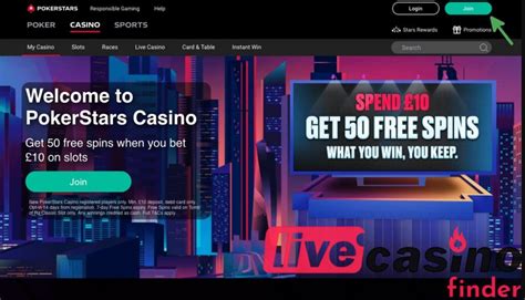 pokerstars live casino