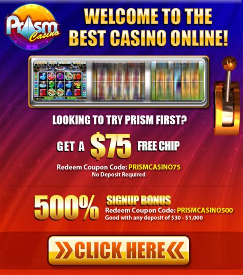 prism casino $75 no deposit bonus code