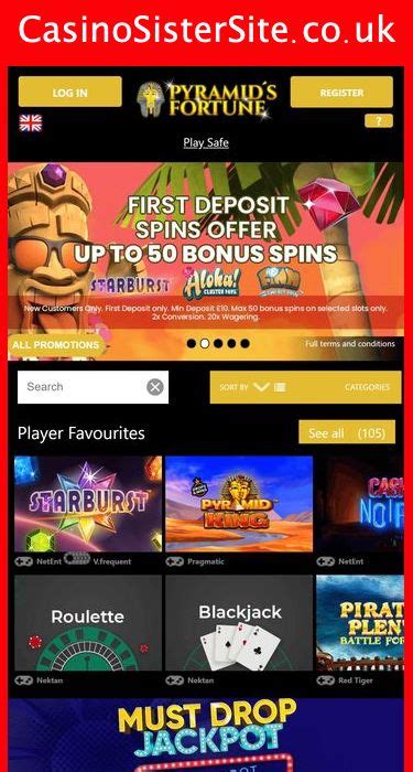 pyramids fortune casino sister sites