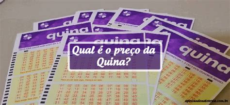 quanto custa aposta da quina