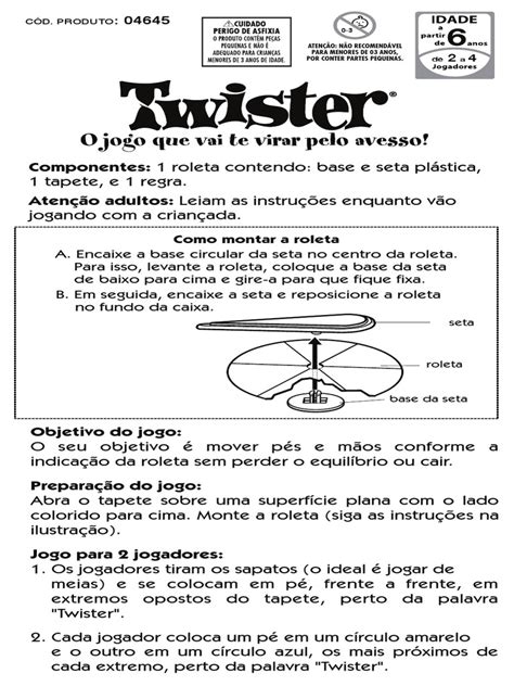 regras do twister