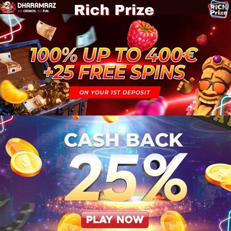 richprize casino bonus code