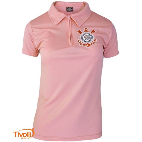 rosa camisa do corinthians feminina