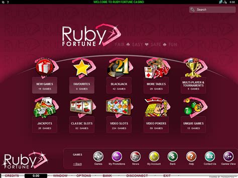 ruby fortune casino spanish