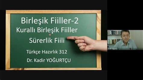 sürerlik birleşik fiili