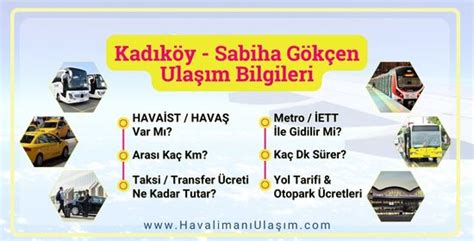 sabiha gökçen kadıköy taksi ücreti 2023