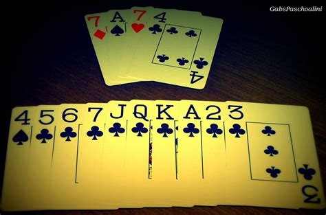 sequência de cartas no truco