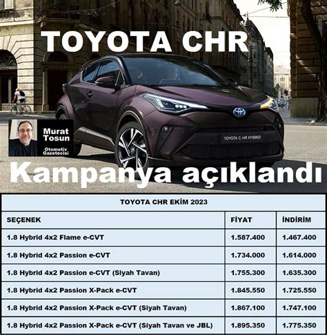 sifir toyota fiyat listesi