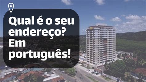 street address em português