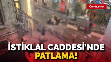 taksim istiklal caddesi patlaması son dakika