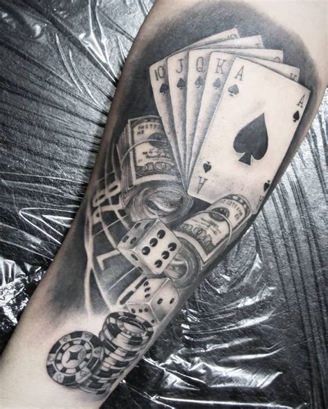 tatuagem jogo de cartas