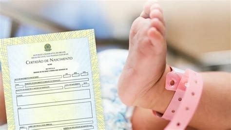 taxa para registro de recem nascido