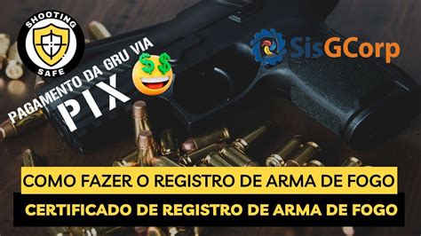 taxa registro arma de fogo