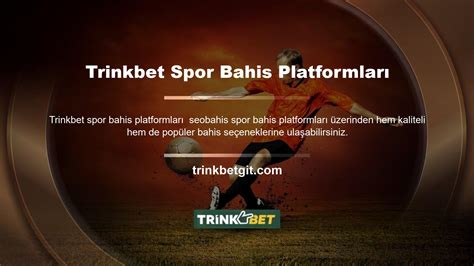 trinkbet - spor bahisleri