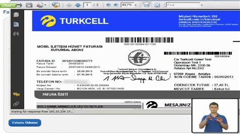 turkcell fatura kredi