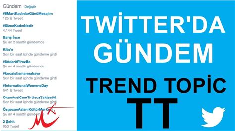 twitter trend topic türkiye