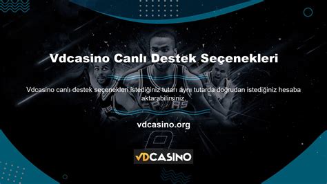 vdcasino canlı destek