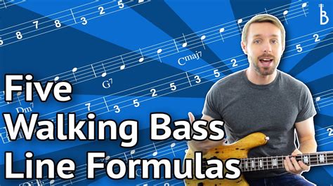 walking bass line formula