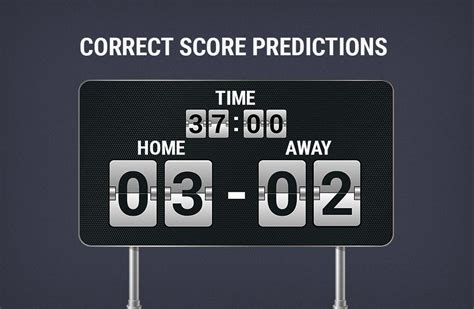 win bet correct score prediction