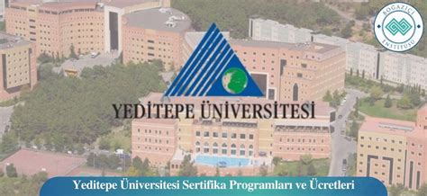 yeditepe üniversitesi sertifika programlari 2023
