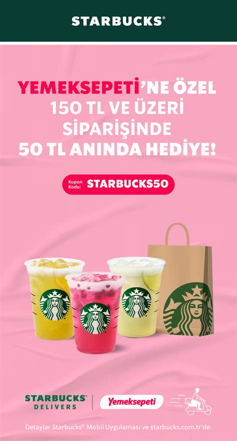 yemeksepeti starbucks kupon