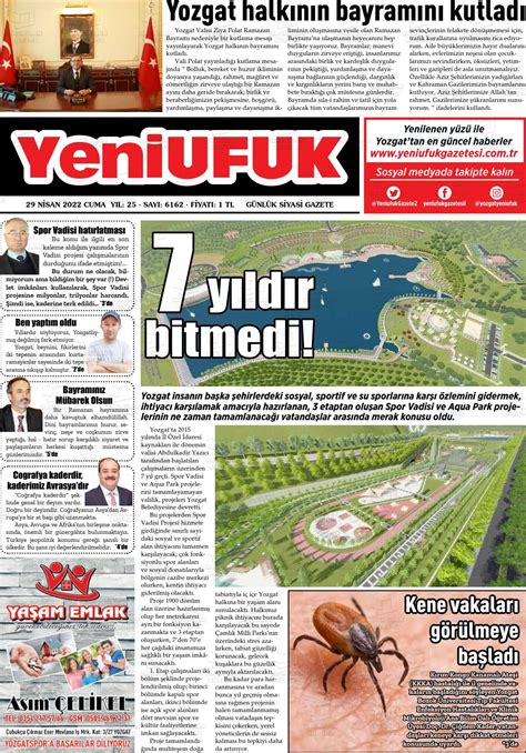 yeni ufuk gazetesi