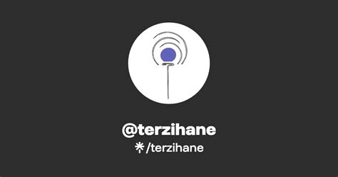 @terzihane Linktree.